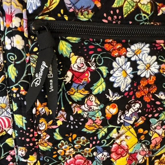 Vera Bradley Black Floral Tote - Picture 2 of 11
